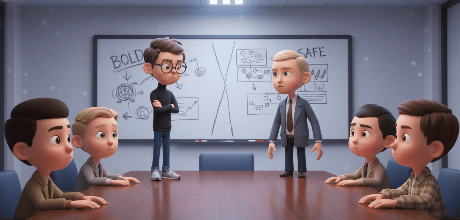 Disagreements emerge inside the company