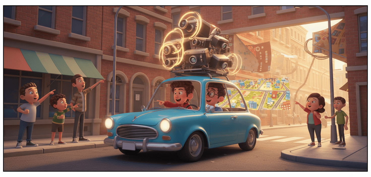 2007 · Street View cars hit the road