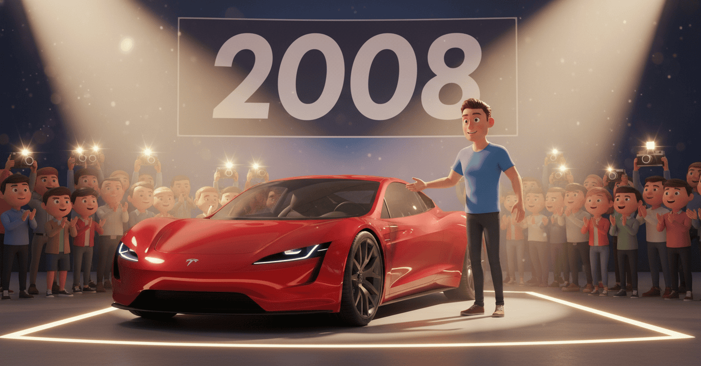 2008 · Roadster debuts