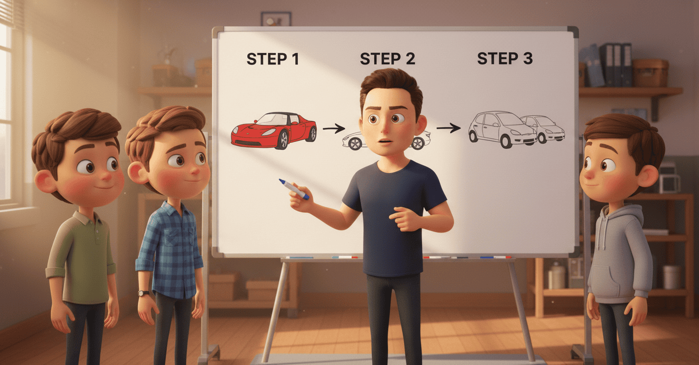 A secret three-step plan