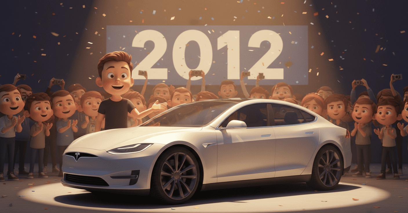 2012 · Model S arrives